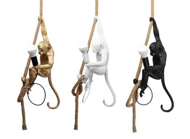 Decorative Monkey Pendant Light