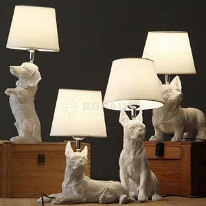 Dog Shaped Table Lamp