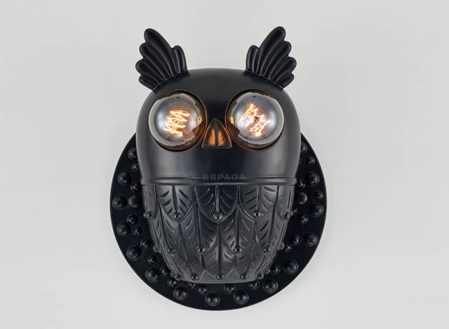 Children's Bedroom Deco Animal Owl Wall Lamp