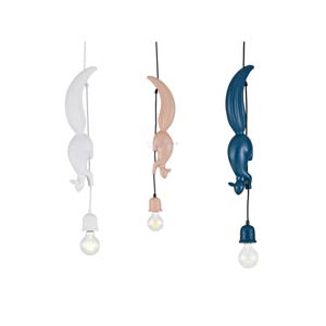 Playing Squirrel Pendant Light