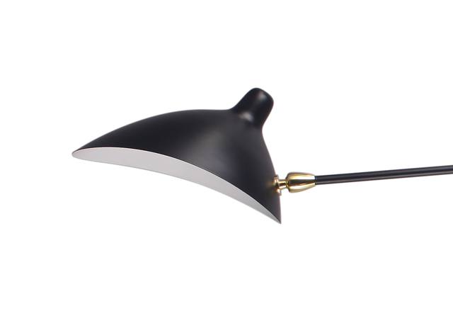 Replica Serge Mouille Wall Lamp With 2 Arms