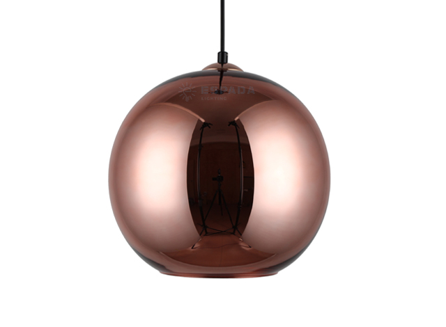 vest Due høj Replica Tom Dixon Copper Glass Pendant Light