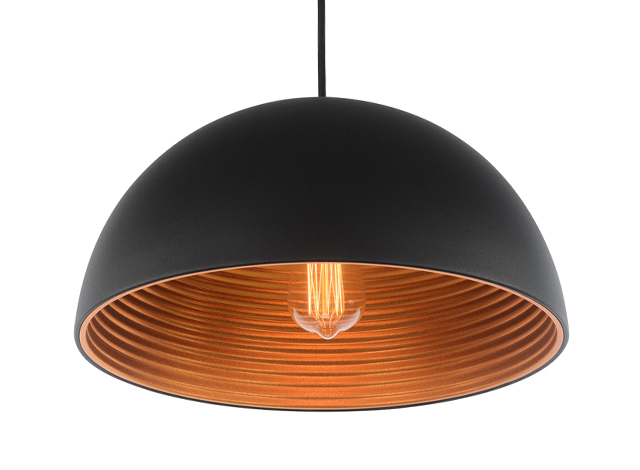 ES014 Industrial Deep Dome Shade Dining Room Pendant Light