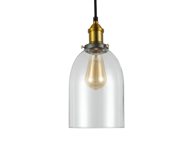 ES018 Farmhouse Kitchen Lighting Glass Cloche Pendant Light