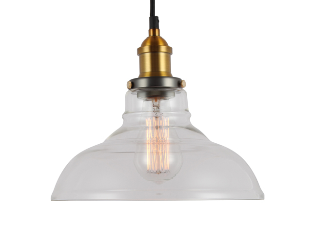 ES066 Vintage Restaurant Glass Barn Pendant Light