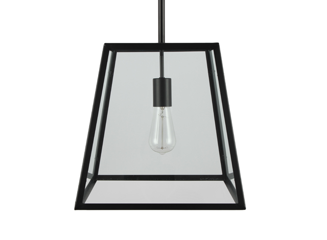 ES081 Geometric Metal and Glass Lantern Pendant Light for Kitchen