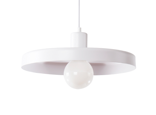 ES099 Modern White Aluminum Disk Pendant Light