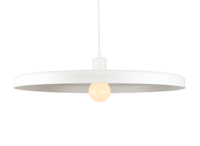 ES099 Modern White Aluminum Disk Pendant Light