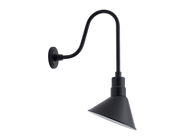 gooseneck wall sconce outdoor