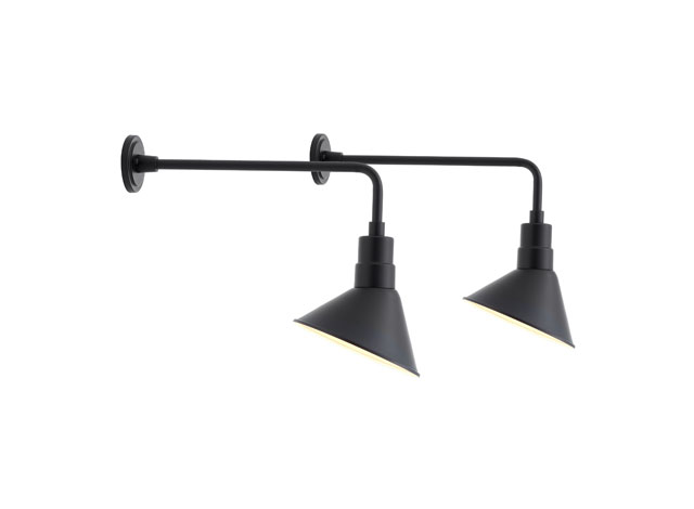 outdoor angle shade gooseneck sign light 2