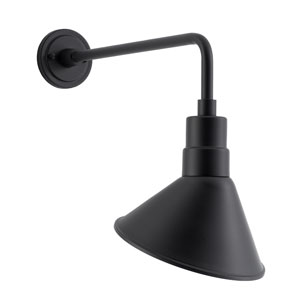 Outdoor Angle Shade Gooseneck Sign Light