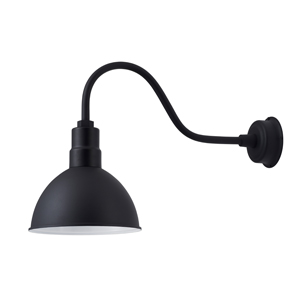 Barn Light Outdoor Wall Light Black with Gooseneck Arm Factory